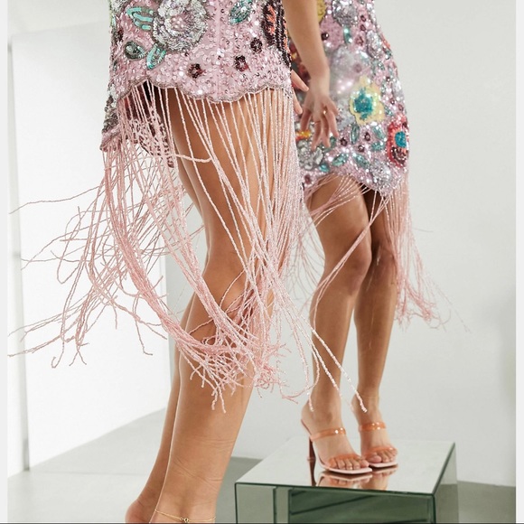 ASOS Multicolor Sequin Mini Dress - Picture 4 of 10